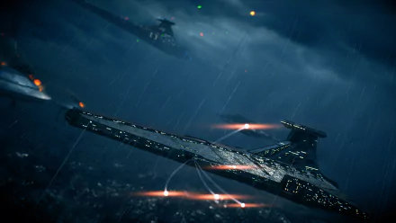  Venator-class Destroyer Launching Missiles