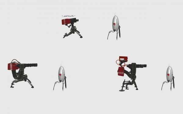 Video Game Crossover Portal Team Fortress 2 HD Wallpaper | Background Image
