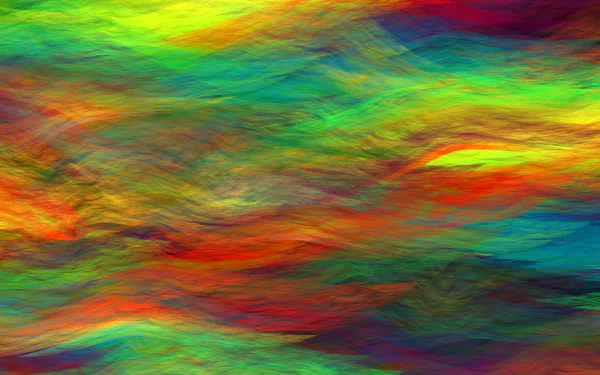 Vibrant abstract fractal wave in rich colors created with Apophysis software, designed as an HD PC desktop wallpaper and background.