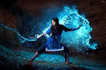 Katara (Avatar) woman cosplay HD Desktop Wallpaper | Background Image