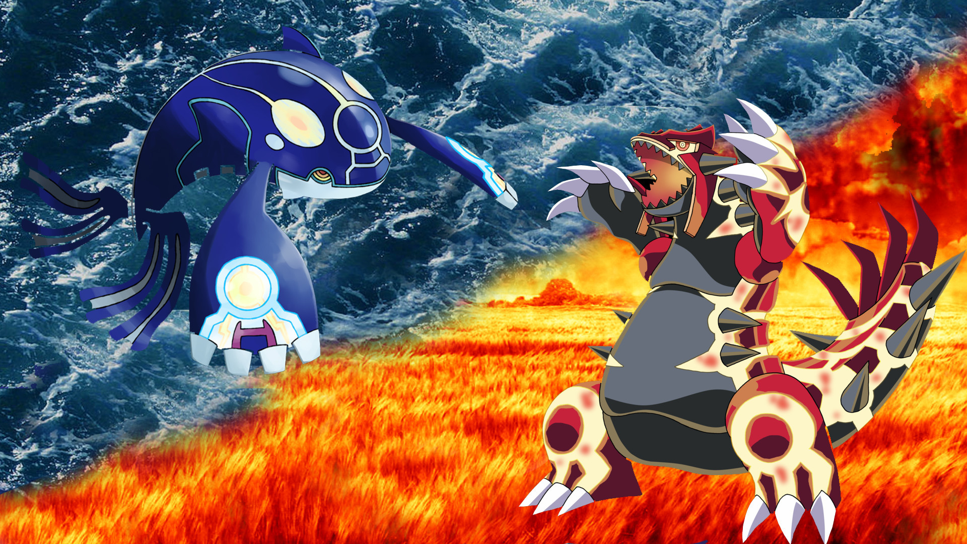 pokemon kyogre vs groudon