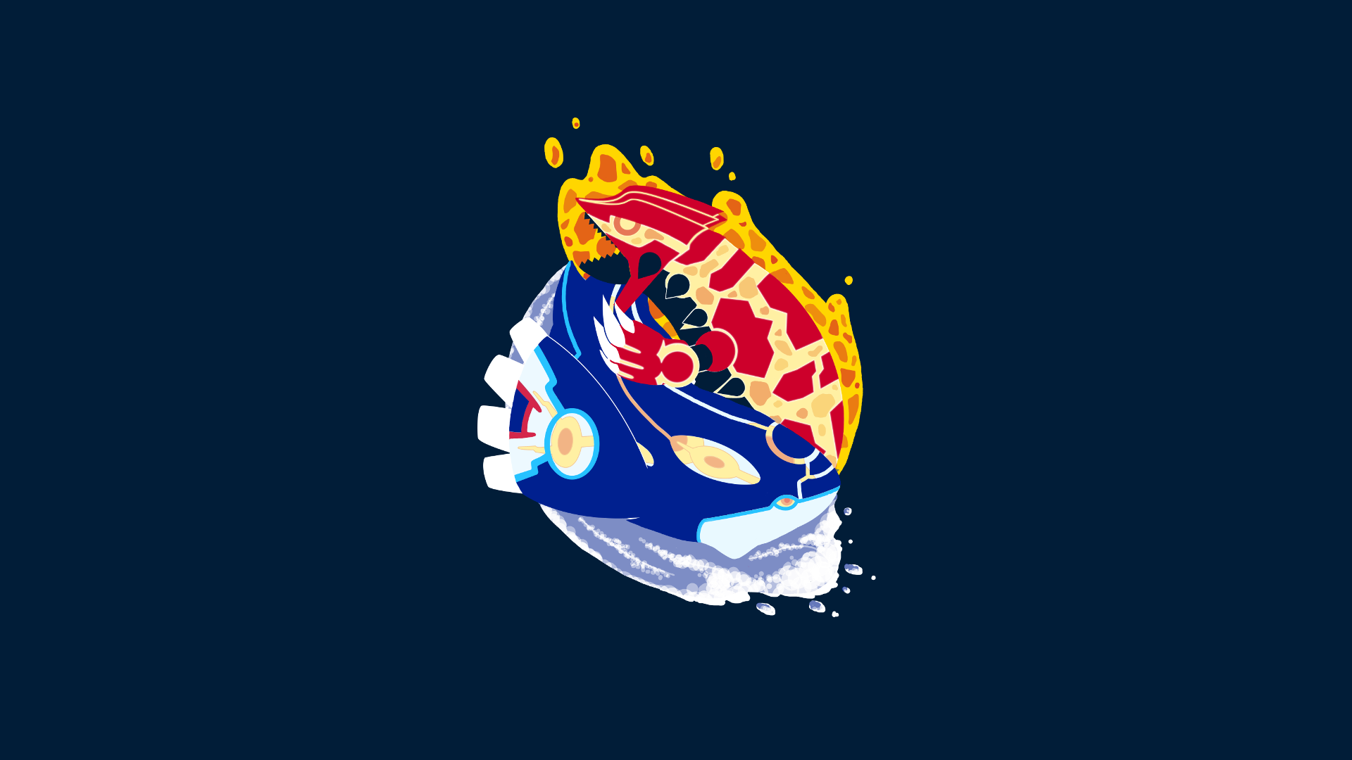 primal kyogre iphone wallpaper