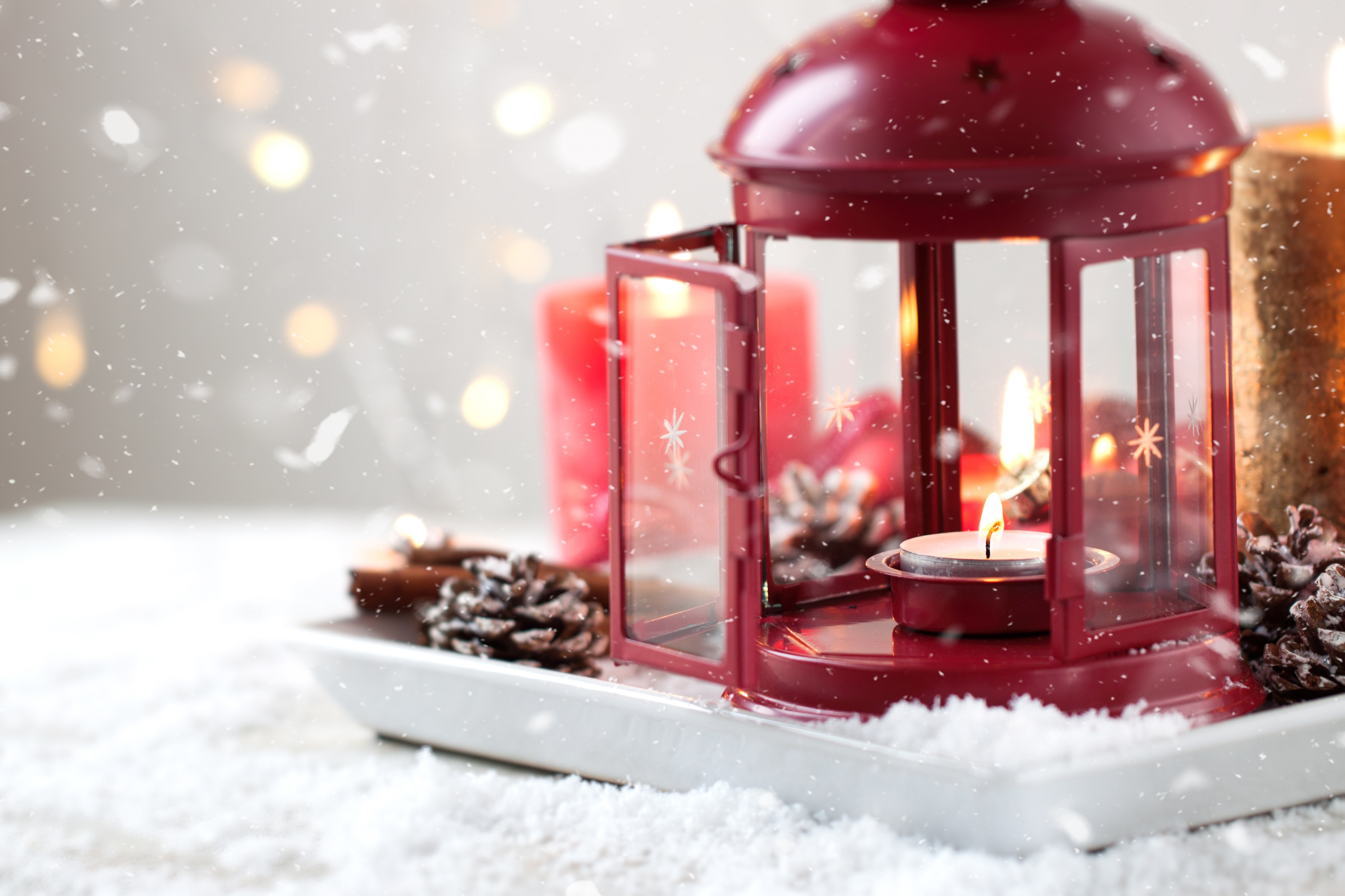 christmas wall lantern