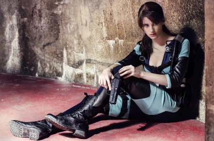 Resident Evil: Revelations Jill Valentine woman cosplay HD Desktop Wallpaper | Background Image