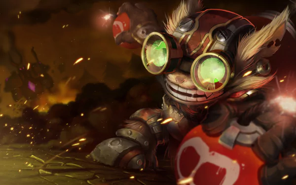 Ziggs (League Of Legends) video game League Of Legends HD Desktop Wallpaper | Background Image