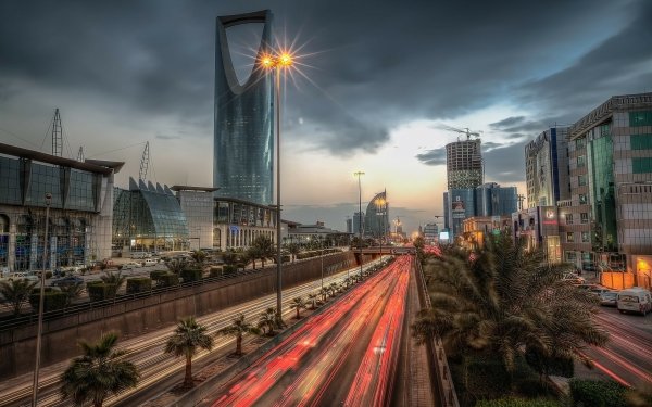 Man Made Riyadh Cities Saudi Arabia Time-Lapse HD Wallpaper | Background Image