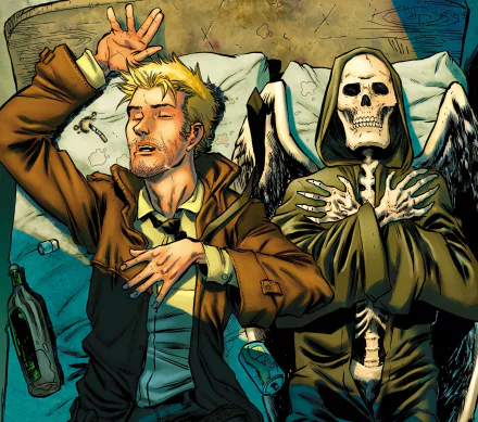 John Constantine Comic Hellblazer HD Desktop Wallpaper | Background Image