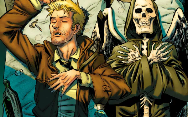 John Constantine Comic Hellblazer HD Desktop Wallpaper | Background Image