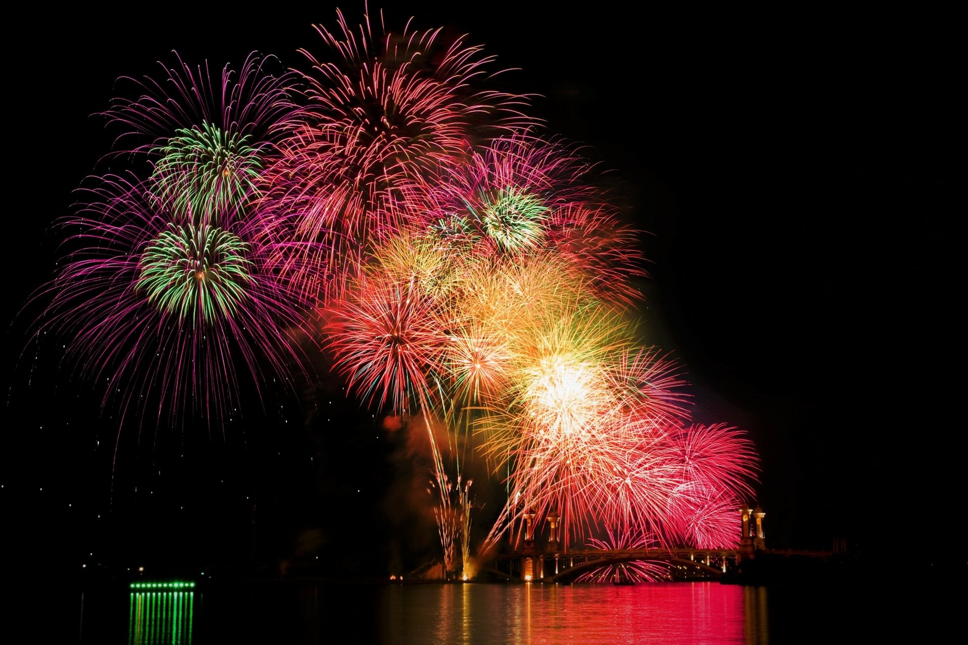 new years fireworks hd videos