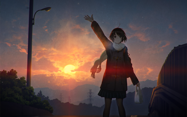Anime Original Sunset HD Wallpaper | Background Image
