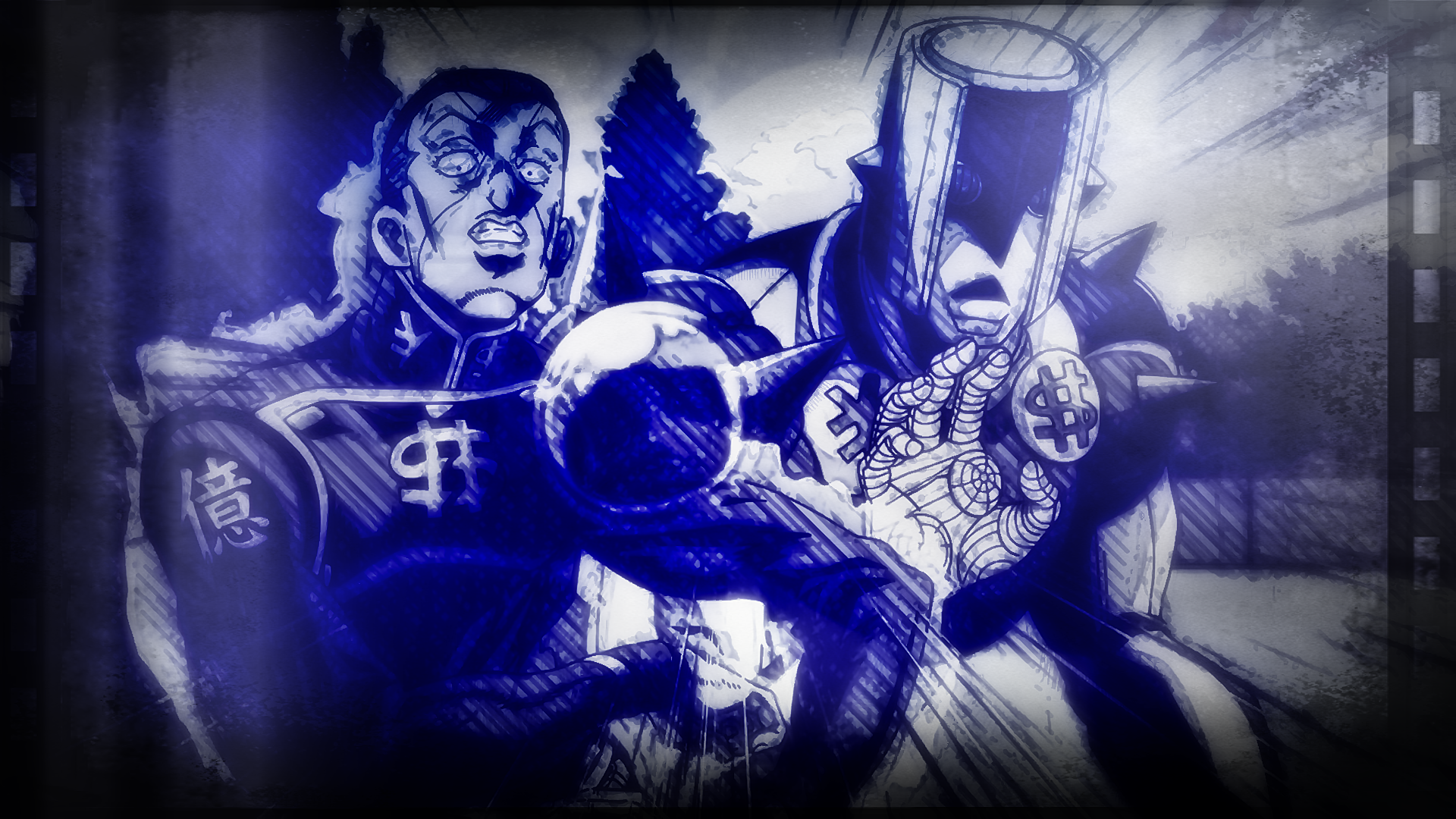 Download The Hand (Jojo's Bizarre Adventure) Okuyasu Nijimura Anime Jojo's Bizarre Adventure HD Wallpaper by Terumi Nishii