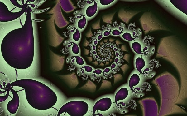 Abstract Fractal Spiral HD Wallpaper | Background Image