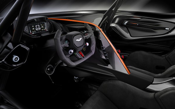 Vehicles Aston Martin Vulcan Aston Martin Car Interior Steering Wheel HD Wallpaper | Background Image