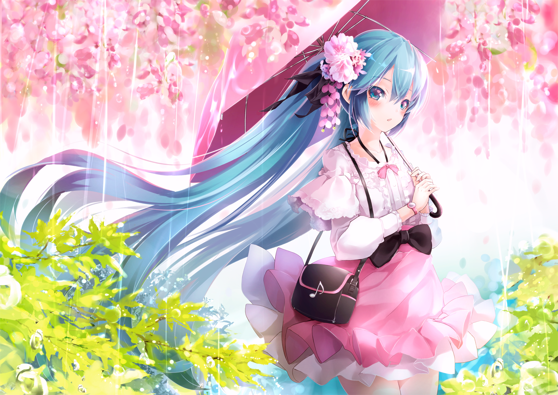 Download Hatsune Miku Anime Vocaloid HD Wallpaper