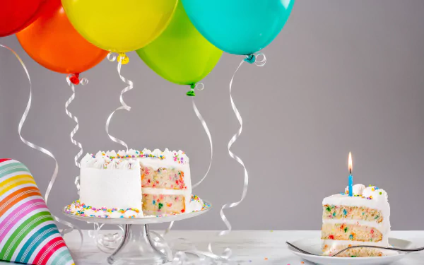 balloon celebration cake holiday birthday HD Desktop Wallpaper | Background Image