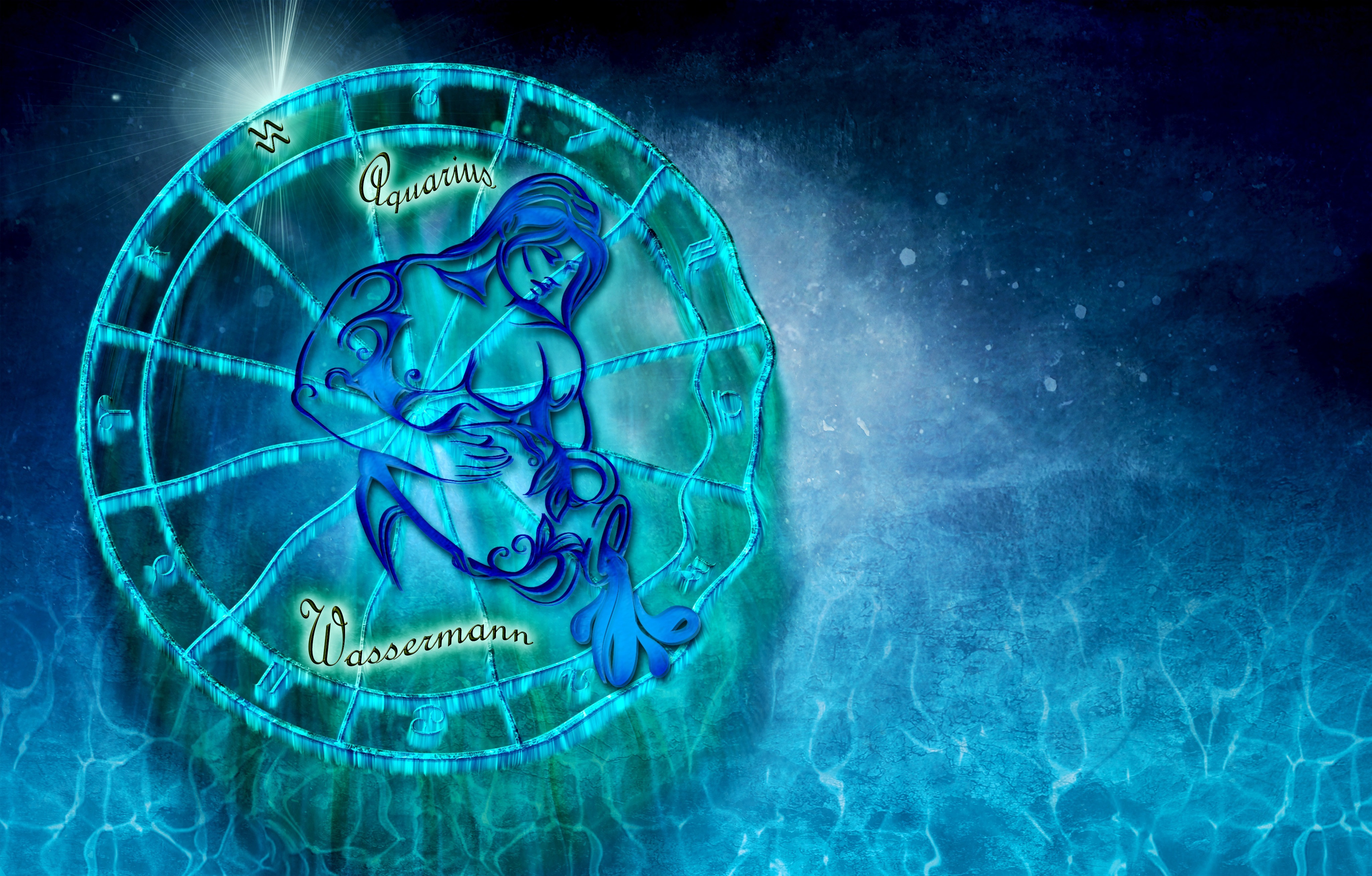 Aquarius Water Sign By Darkmoon1968