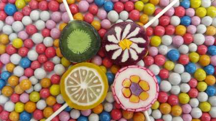 lollipop sweets food candy HD Desktop Wallpaper | Background Image