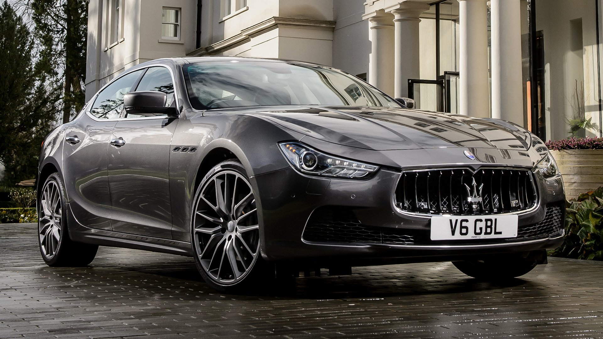 Download Car Black Car Vehicle Maserati Ghibli Hd Wallpaper