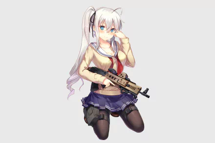 gun Anime Original HD Desktop Wallpaper | Background Image