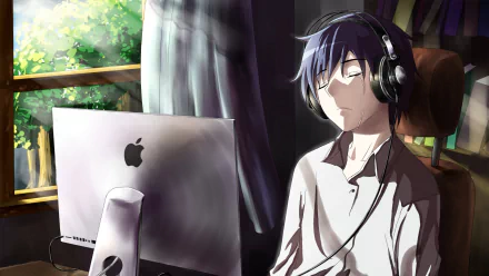 Anime guy crying