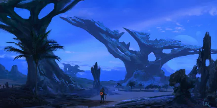 Sci Fi landscape HD Desktop Wallpaper | Background Image