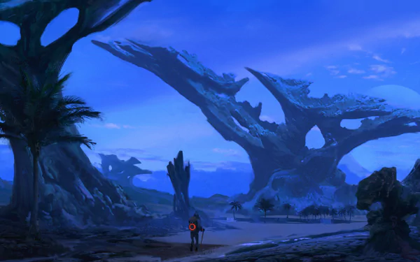 Sci Fi landscape HD Desktop Wallpaper | Background Image