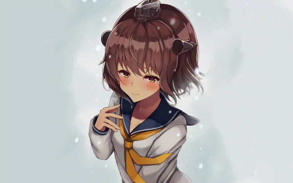 Yukikaze (Kancolle) Anime Kantai Collection HD Desktop Wallpaper | Background Image