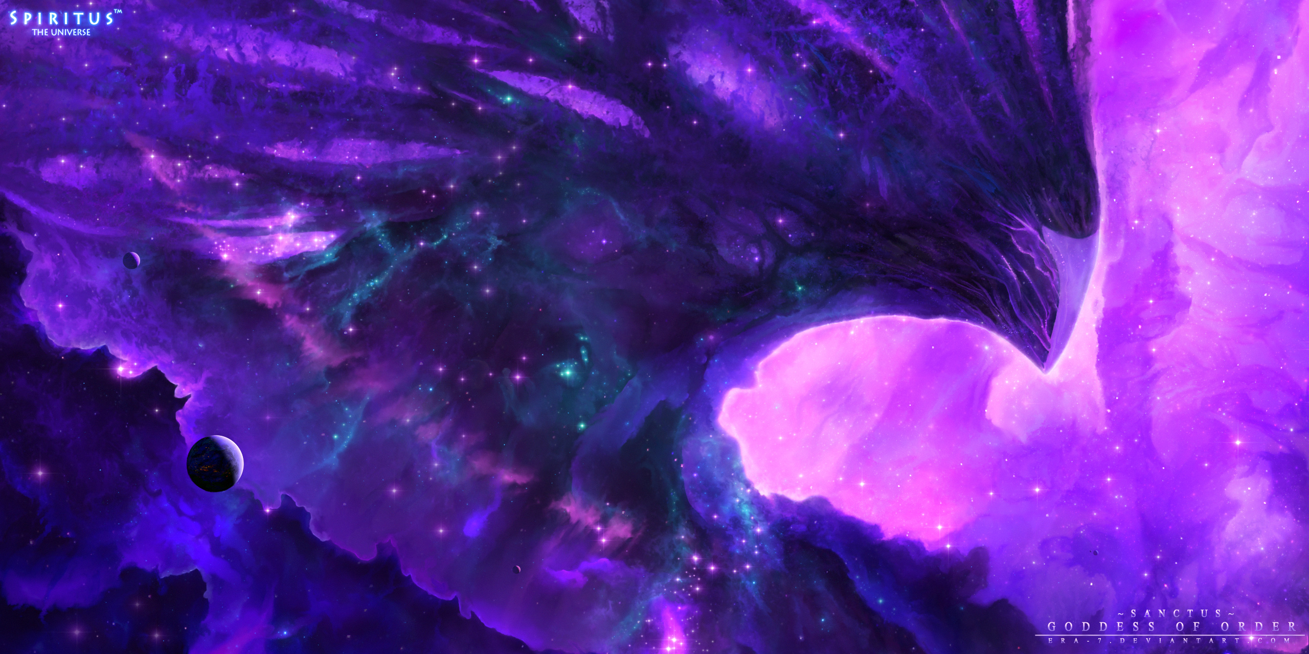 Download Star Purple Planet Space Sci Fi Nebula HD Wallpaper by Yuliya ...