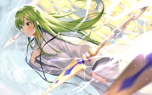 Anime Fate/Grand Order Fate Series Enkidu Long Hair Green Hair Green Eyes HD Wallpaper | Background Image