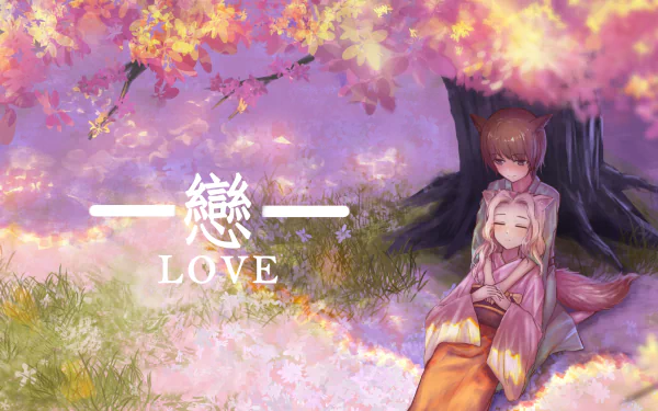 yuri Natsume (Konohana Kitan) Ren (Konohana Kitan) Anime Konohana Kitan HD Desktop Wallpaper | Background Image