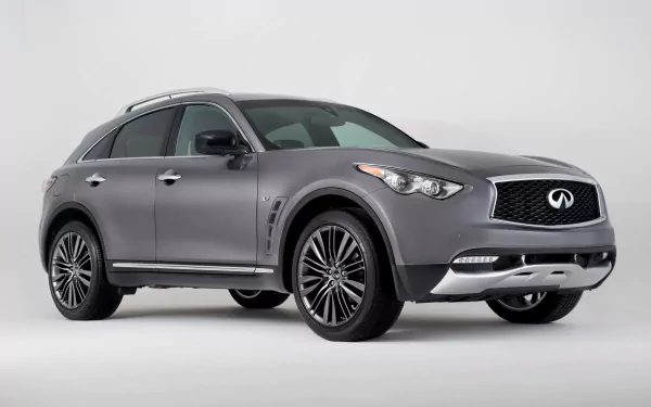 SUV silver car car Infiniti vehicle Infiniti QX70 HD Desktop Wallpaper | Background Image