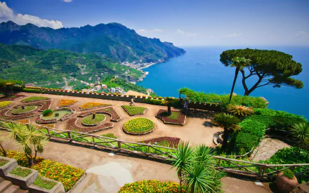  View of Amalfi Coast from Ravello, Italy