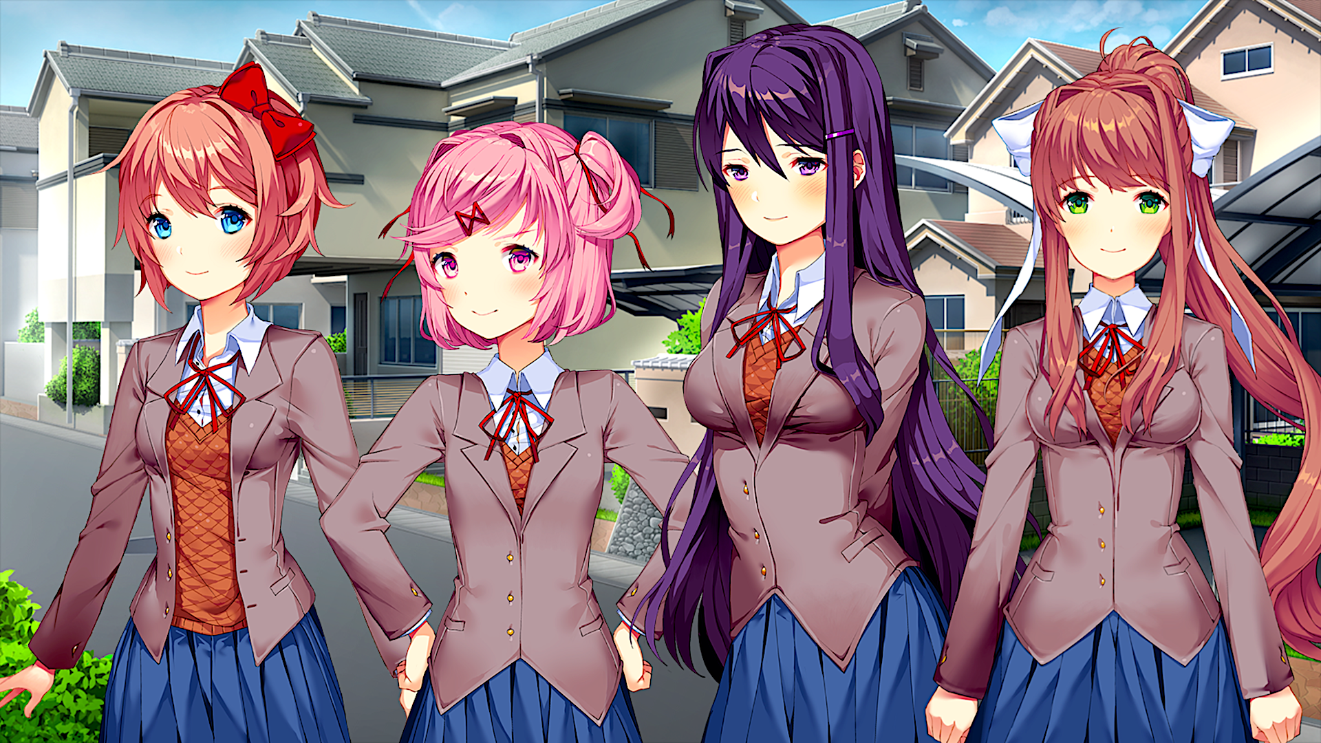 Papel de parede : Sayori Doki Doki Literature Club, Doki Doki