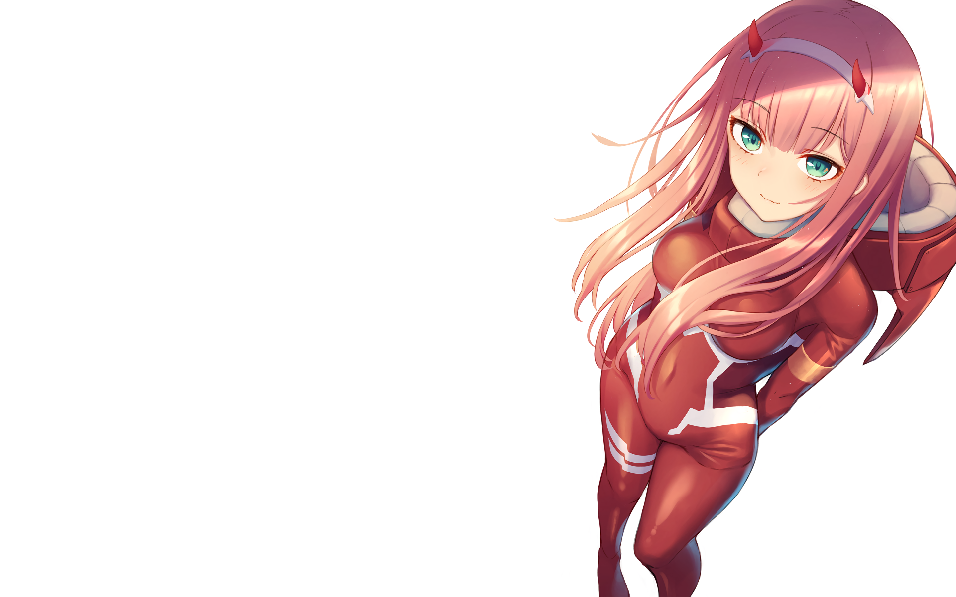 Zero Two from Darling in the FranXX HD Wallpaper