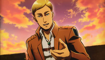 Erwin Smith Anime Attack on Titan HD Desktop Wallpaper | Background Image