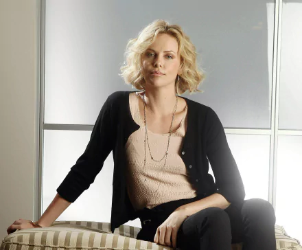 South African actress blonde Celebrity Charlize Theron HD Desktop Wallpaper | Background Image