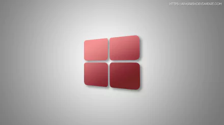  Windows 10 red wallpaper
