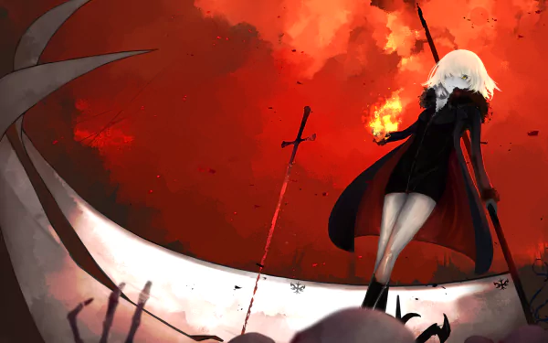 Jeanne d'Arc Alter Avenger (Fate/Grand Order) Anime Fate/Grand Order HD Desktop Wallpaper | Background Image