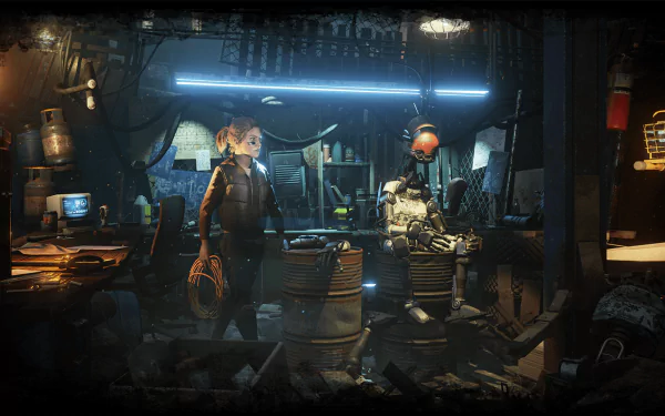 robot video game Mutant Year Zero: Road to Eden HD Desktop Wallpaper | Background Image