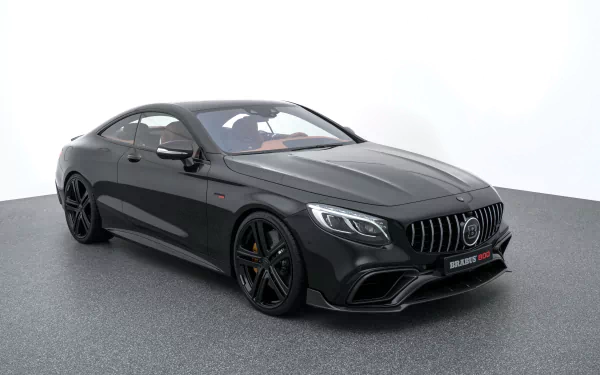 Silver Mercedes-Benz S-Class coupe showcased as a sleek vehicle in a 4K Ultra HD PC desktop wallpaper and background.