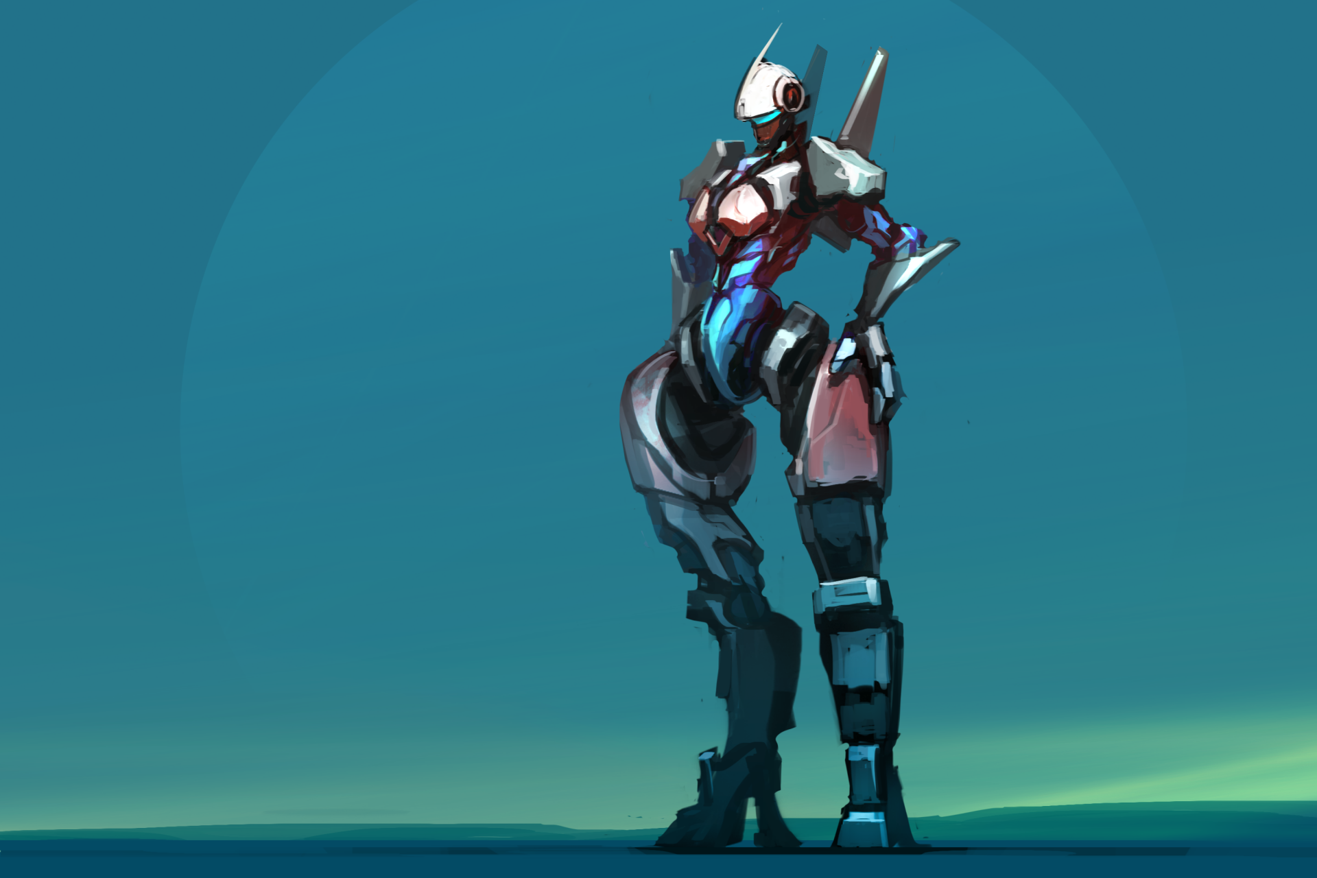 Download Sci Fi Robot HD Wallpaper by ksenolog | 3000x2000 | Wallpaper ...