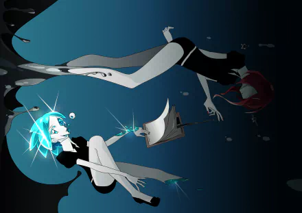 Phosphophyllite (Land of the Lustrous) Cinnabar (Land of the Lustrous) Anime Land of the Lustrous HD Desktop Wallpaper | Background Image