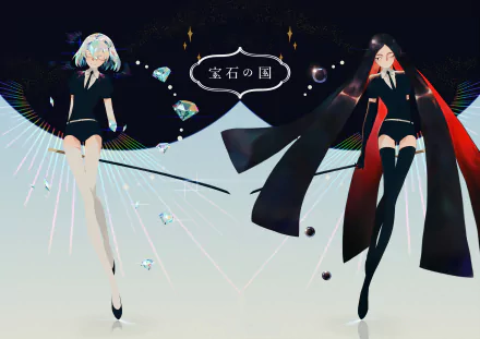 Diamond (Land of the Lustrous) Bort (Land of the Lustrous) Anime Land of the Lustrous HD Desktop Wallpaper | Background Image