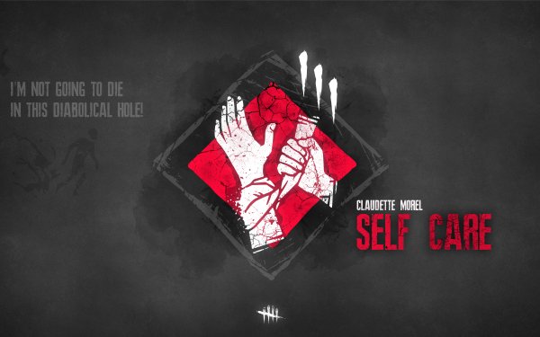 Video Game Dead by Daylight Self-Care Claudette Morel Minimalist HD Wallpaper | Background Image