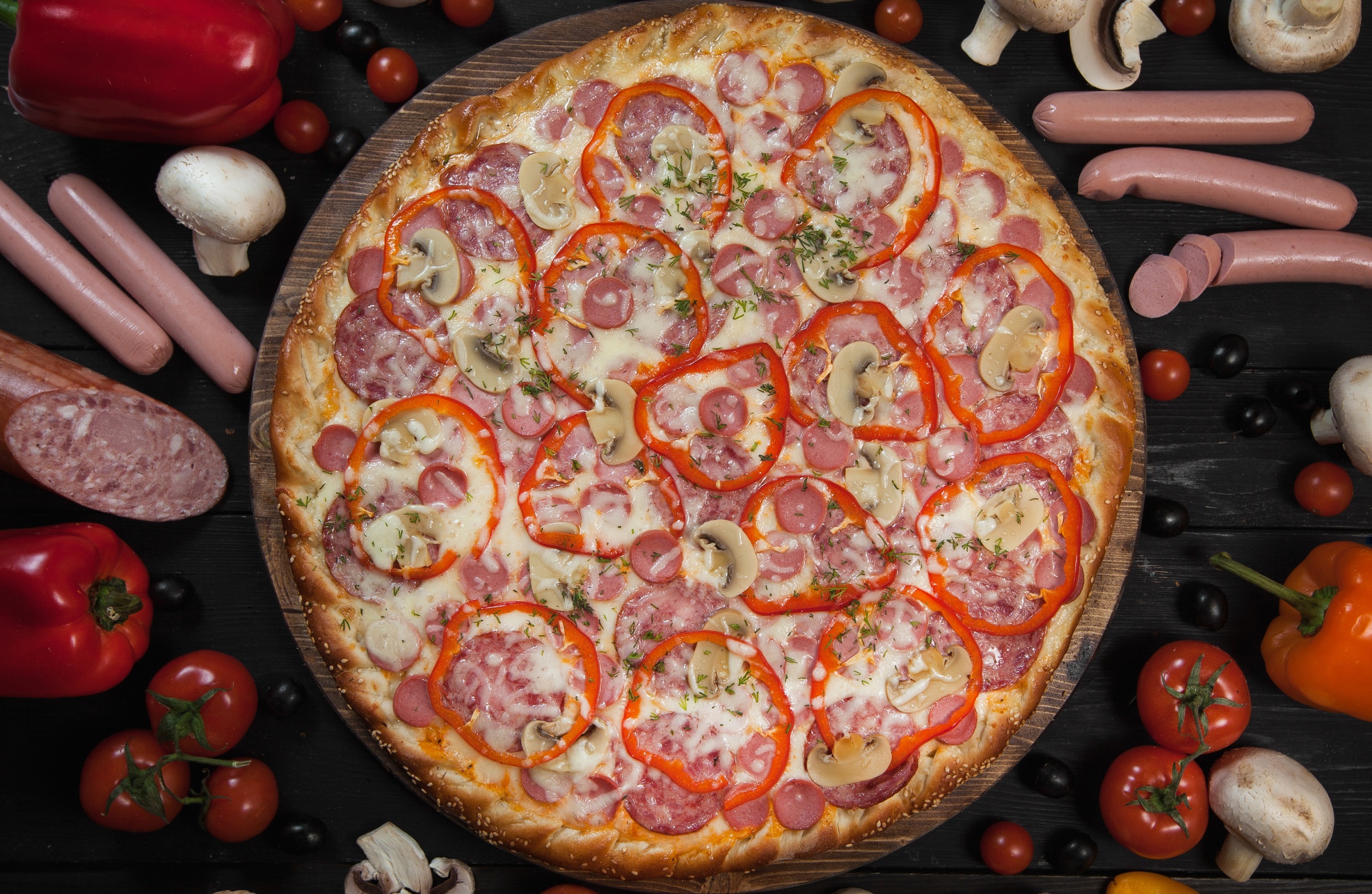 Food Pizza HD Wallpaper