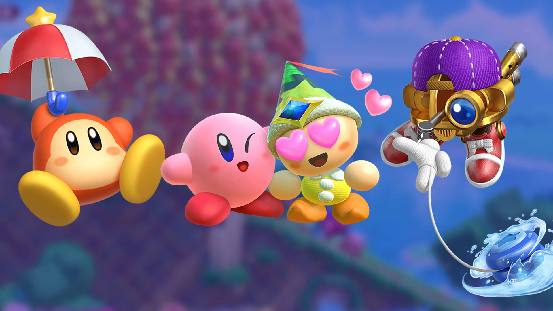 Video Game Kirby: Star Allies HD Wallpaper Background Image.