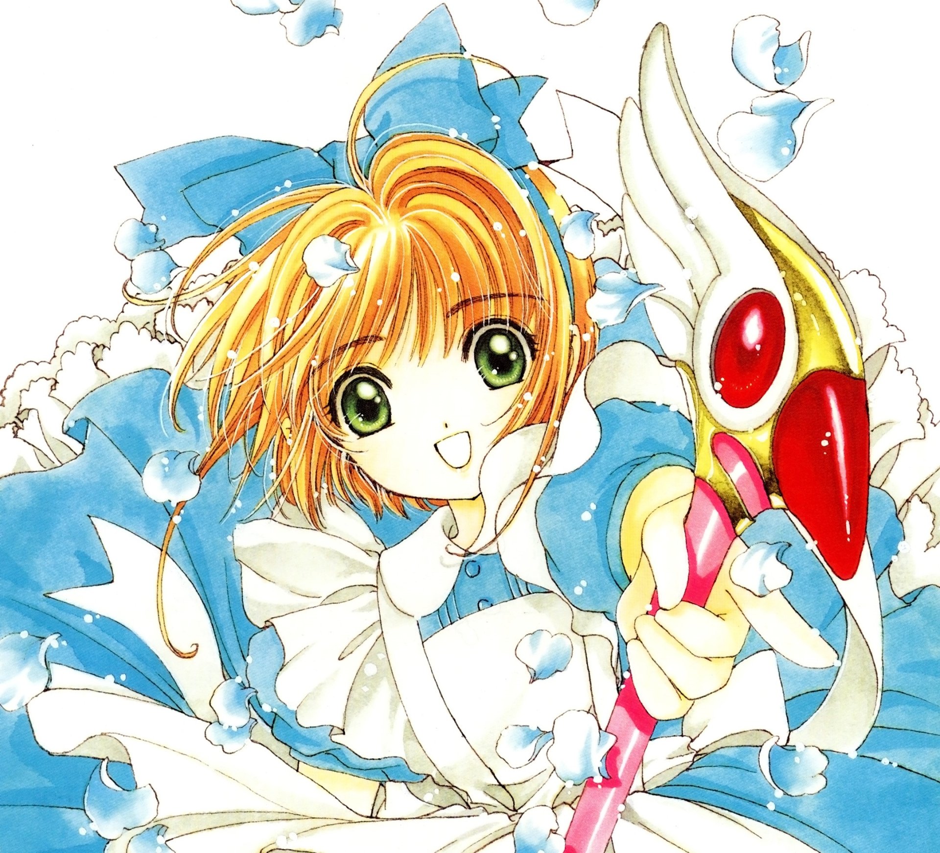 Download Sakura Kinomoto Anime Cardcaptor Sakura HD Wallpaper by clamp