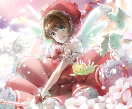Keroberos (Card Captor Sakura) Sakura Kinomoto Anime Cardcaptor Sakura HD Desktop Wallpaper | Background Image