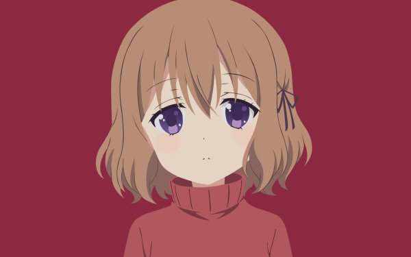 Anime Blend S Mafuyu Hoshikawa Brown Hair Purple Eyes Short Hair HD Wallpaper | Background Image
