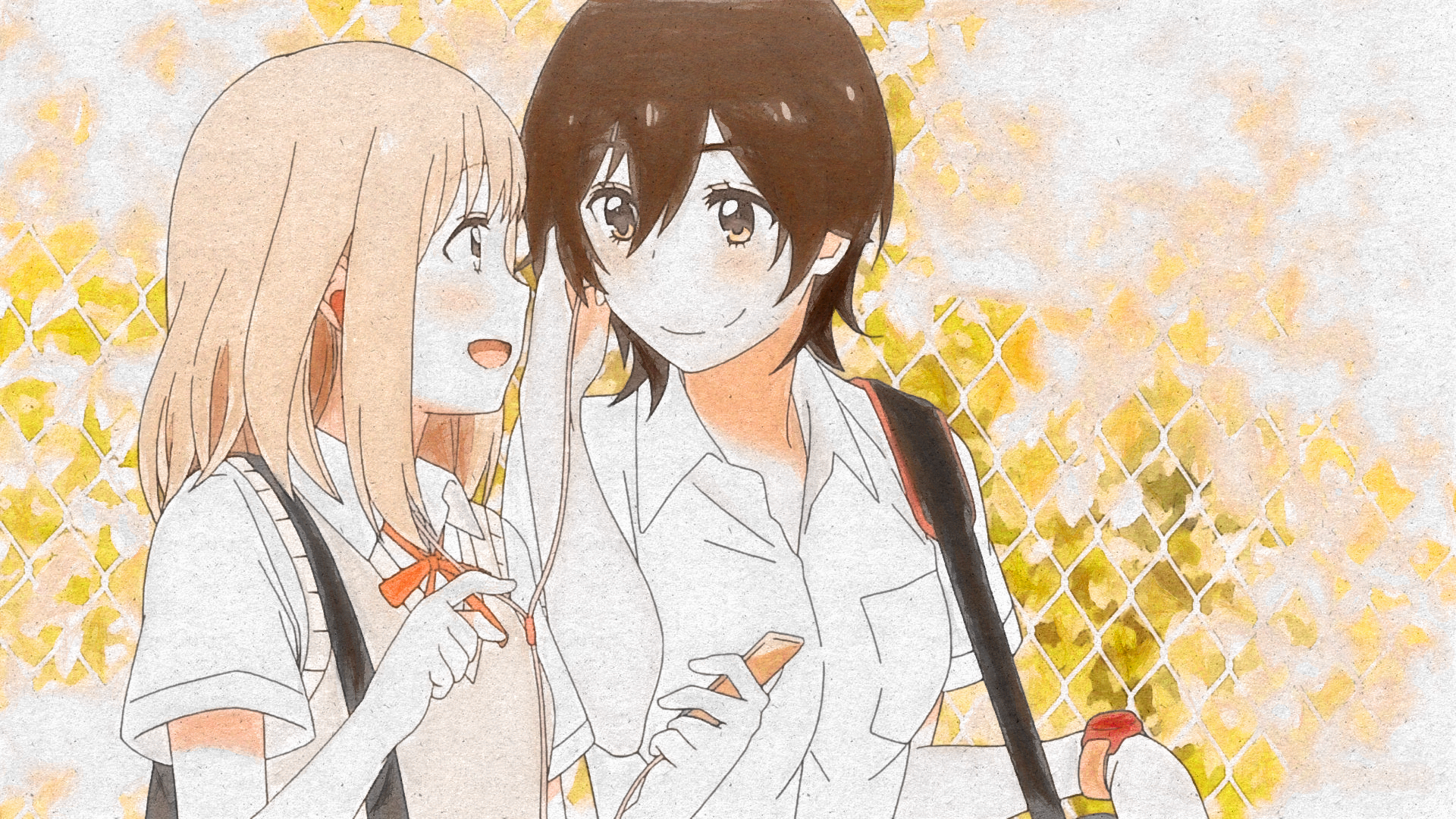 Get the We Heart It app!  Asagao to kase san, Cute anime couples, Anime  images